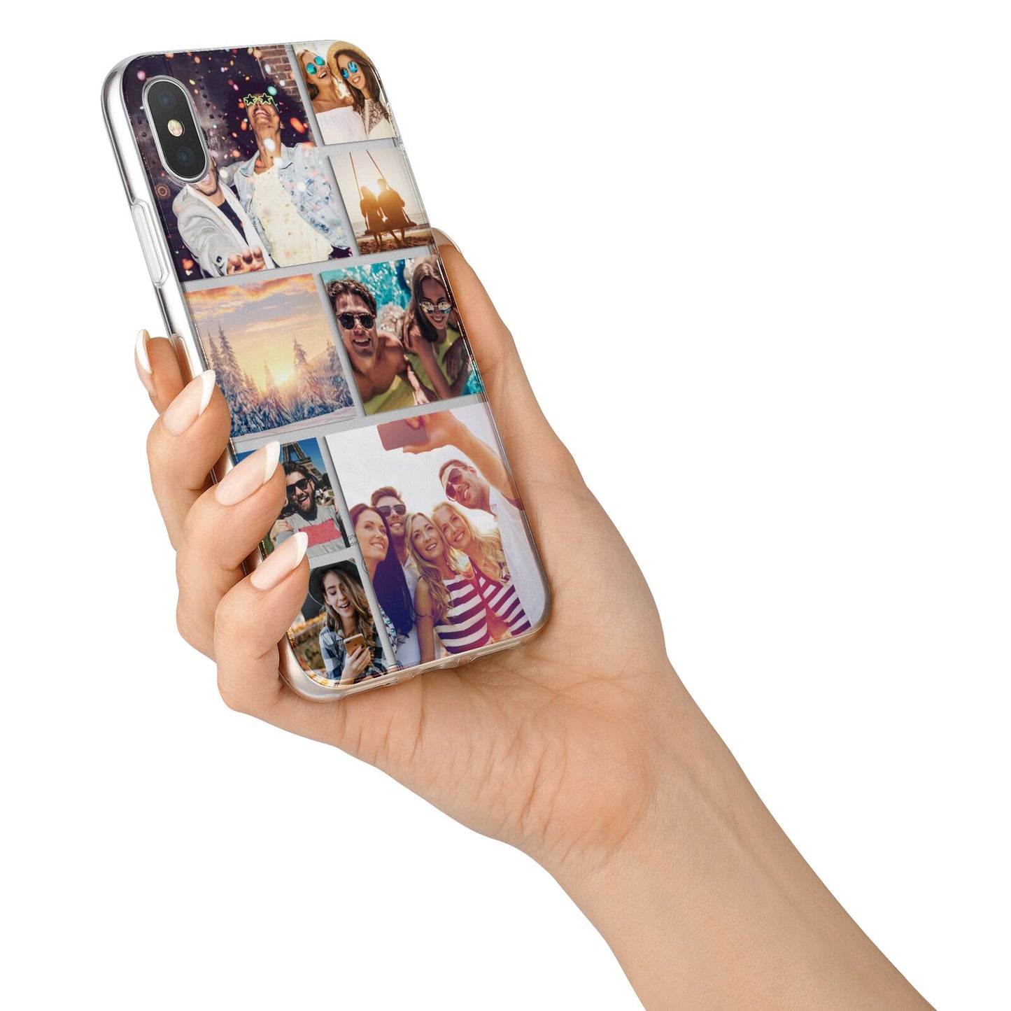 Photo Collage iPhone X Bumper Case on Silver iPhone Alternative Image 2
