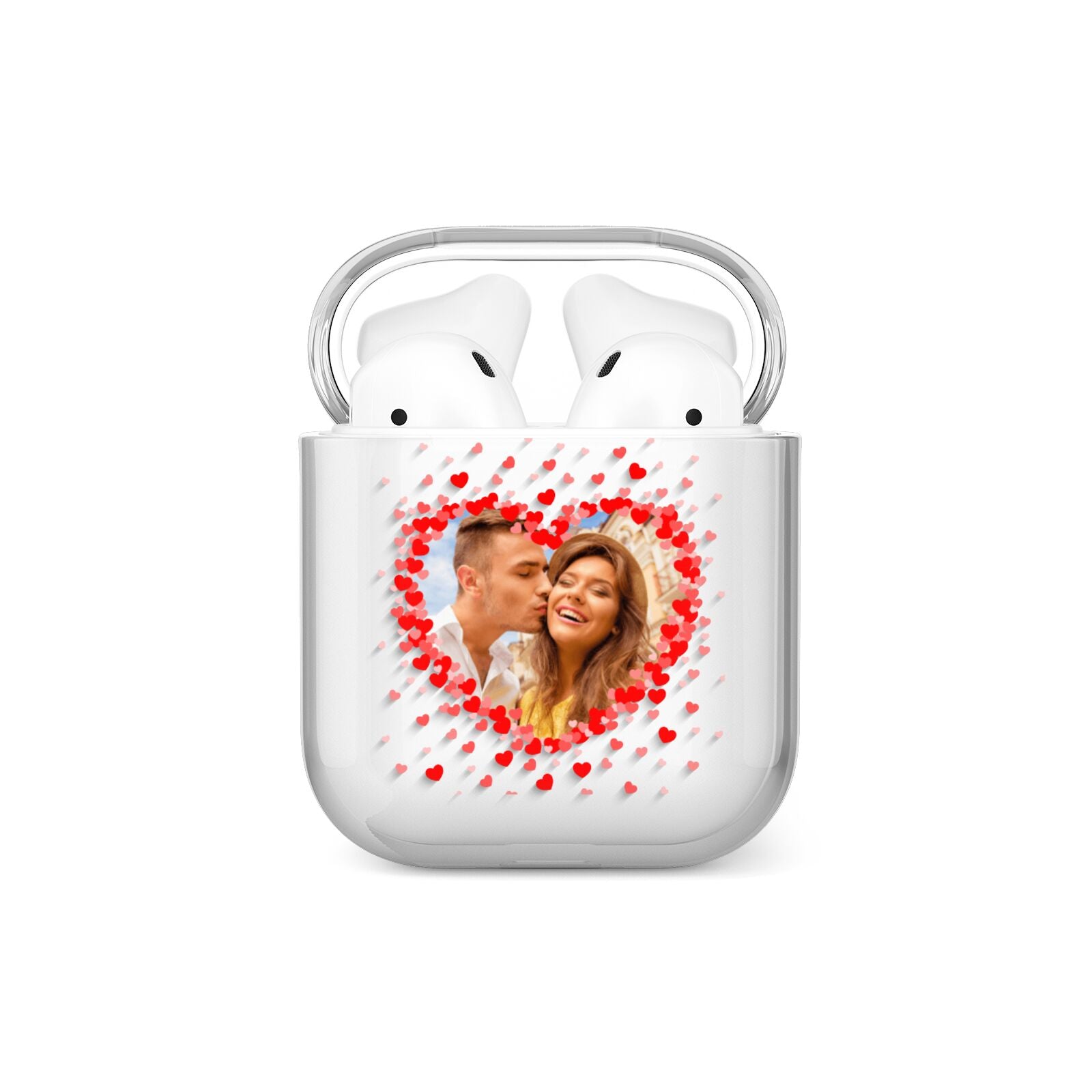 Photo Confetti Heart AirPods Case
