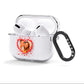 Photo Confetti Heart AirPods Clear Case 3rd Gen Side Image