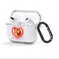 Photo Confetti Heart AirPods Clear Case 3rd Gen Side Image
