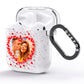 Photo Confetti Heart AirPods Glitter Case Side Image