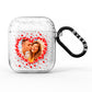 Photo Confetti Heart AirPods Glitter Case