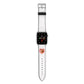 Photo Confetti Heart Apple Watch Strap with Silver Hardware