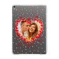 Photo Confetti Heart Apple iPad Grey Case