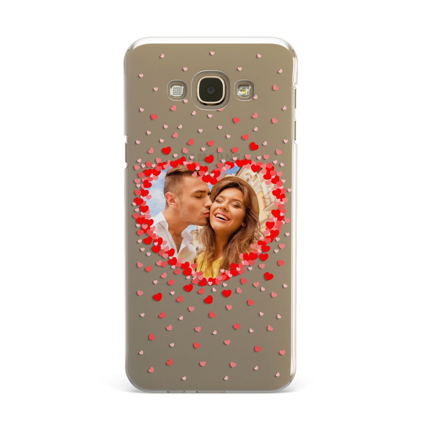 Photo Confetti Heart Samsung Galaxy A8 Case