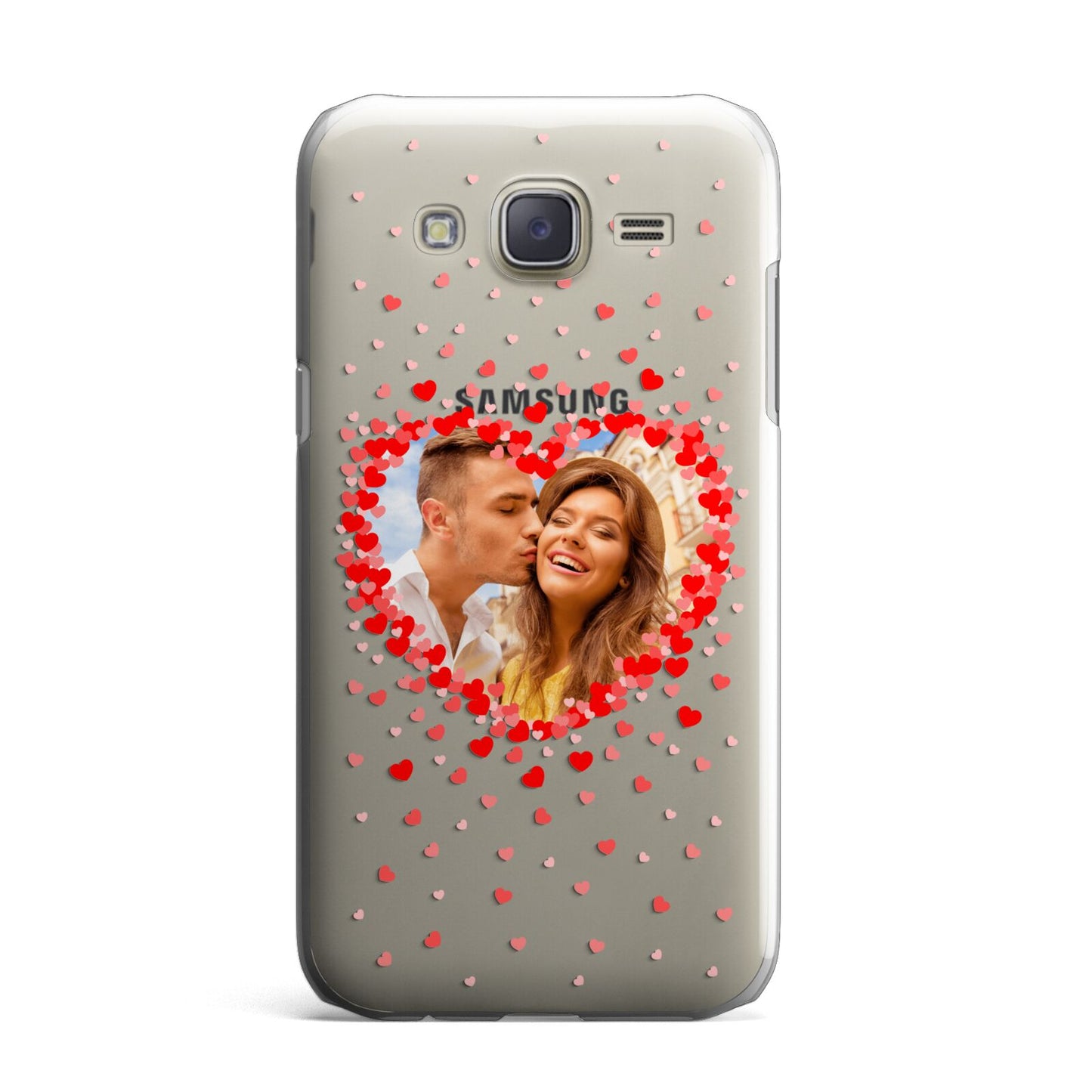Photo Confetti Heart Samsung Galaxy J7 Case