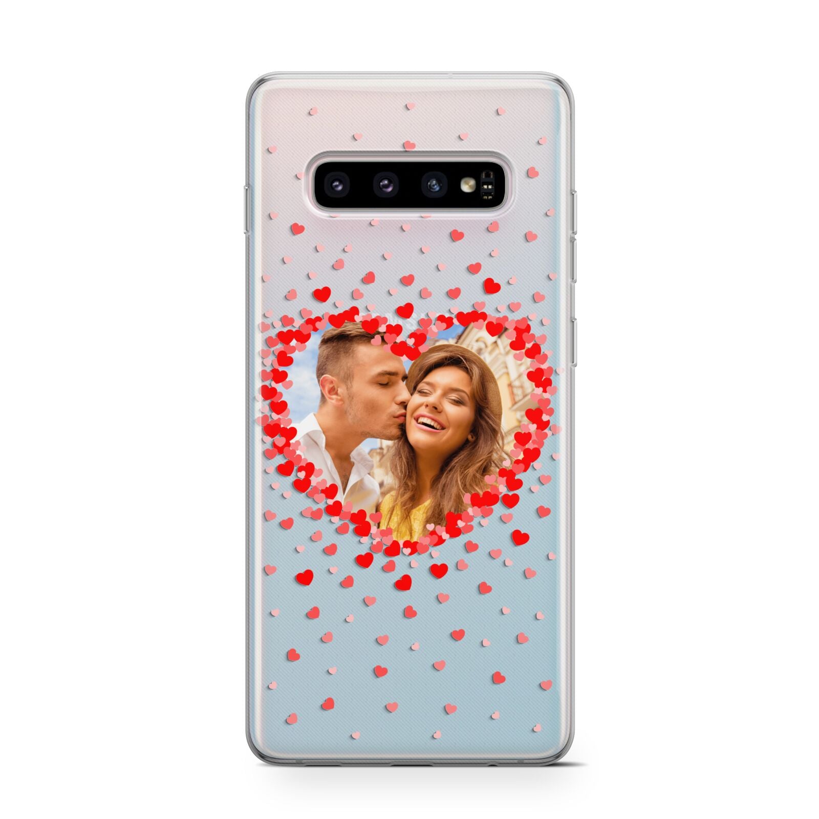 Photo Confetti Heart Samsung Galaxy S10 Case