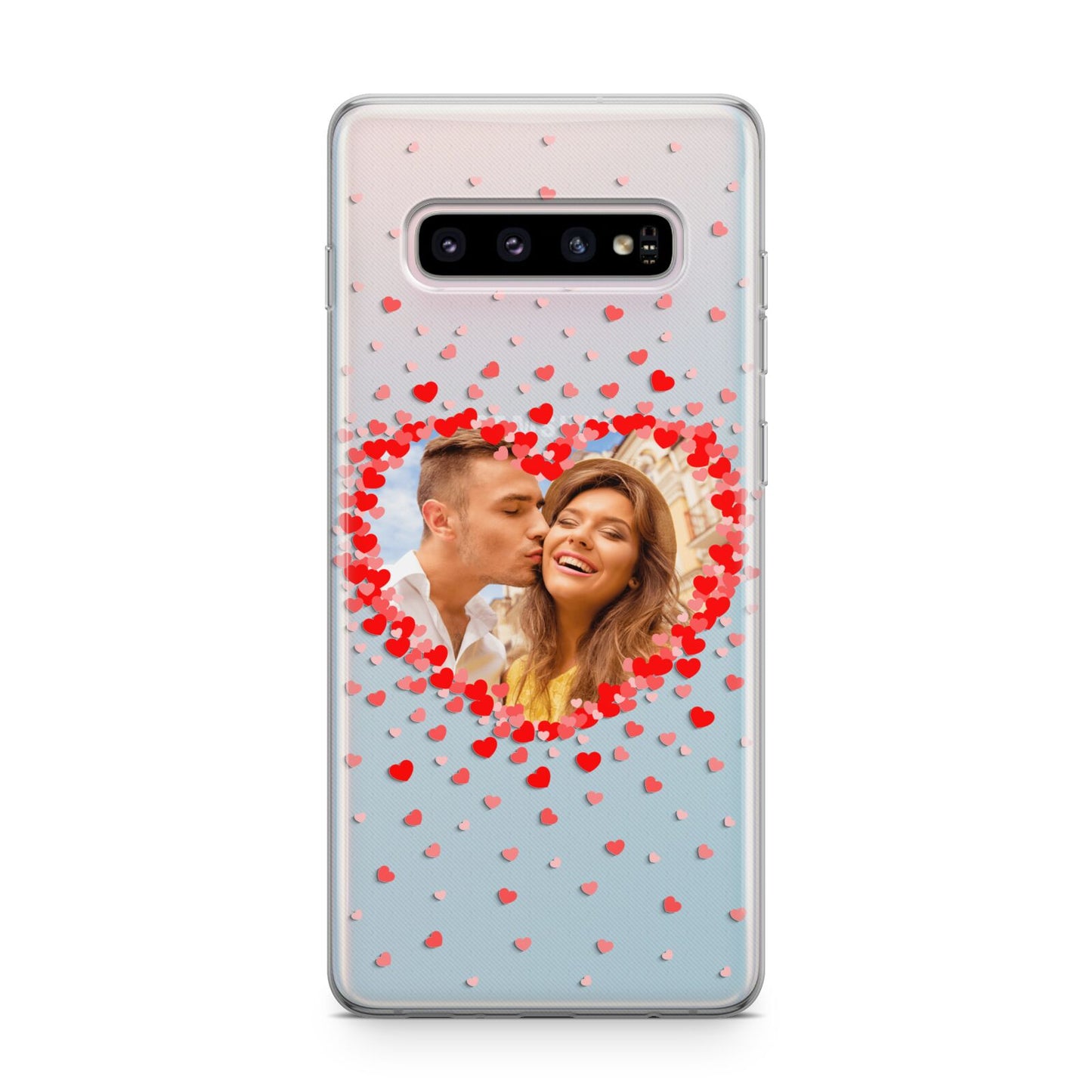 Photo Confetti Heart Samsung Galaxy S10 Plus Case