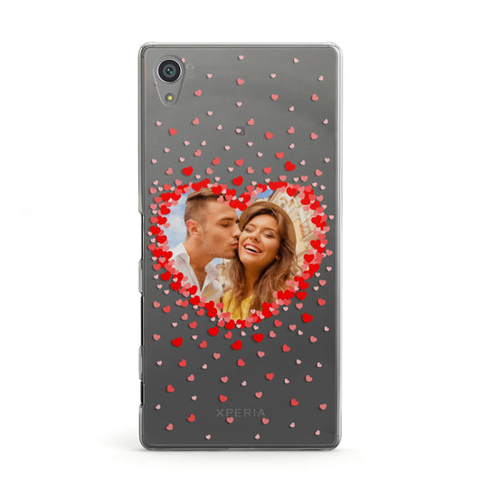 Photo Confetti Heart Sony Xperia Case