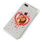 Photo Confetti Heart iPhone 8 Plus Bumper Case on Silver iPhone Alternative Image