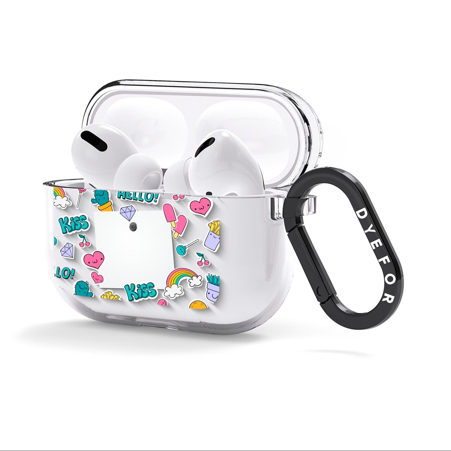 Photo Cute Stickers AirPods Clear Case 3rd Gen Side Image