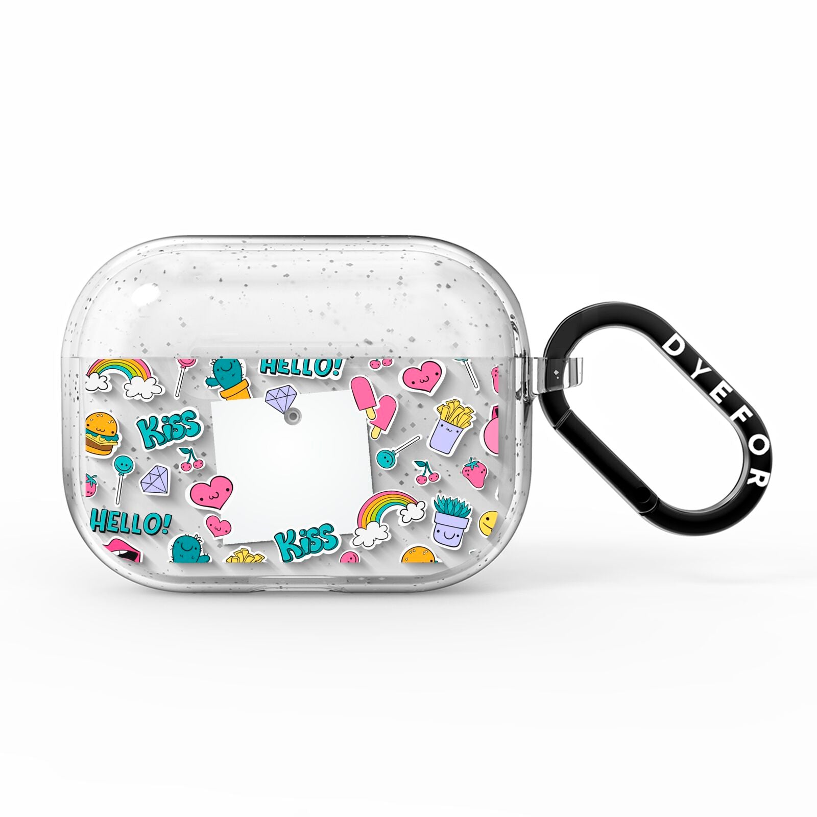 Photo Cute Stickers AirPods Pro Glitter Case
