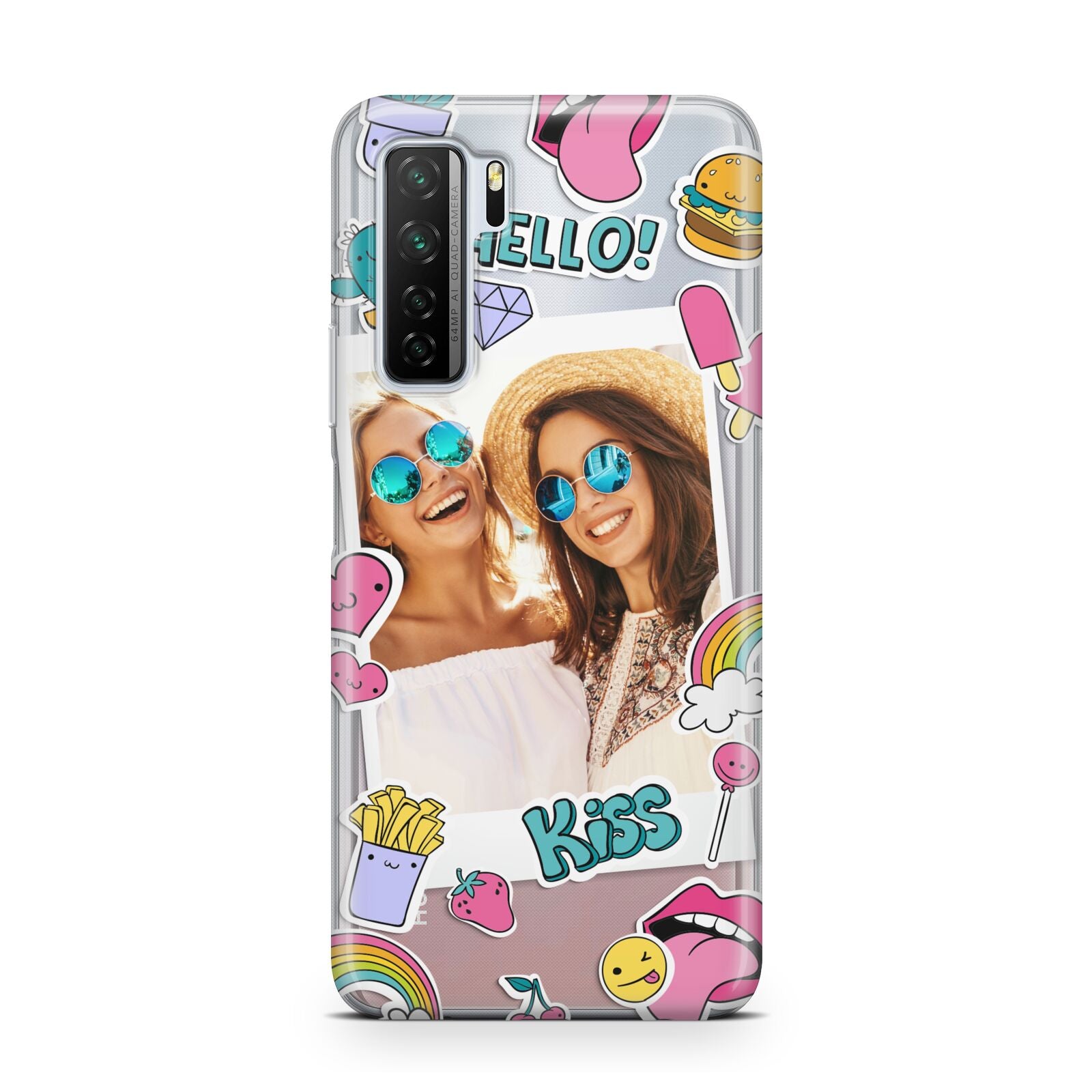 Photo Cute Stickers Huawei Case – Dyefor