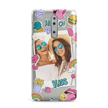 Photo Cute Stickers Nokia Case