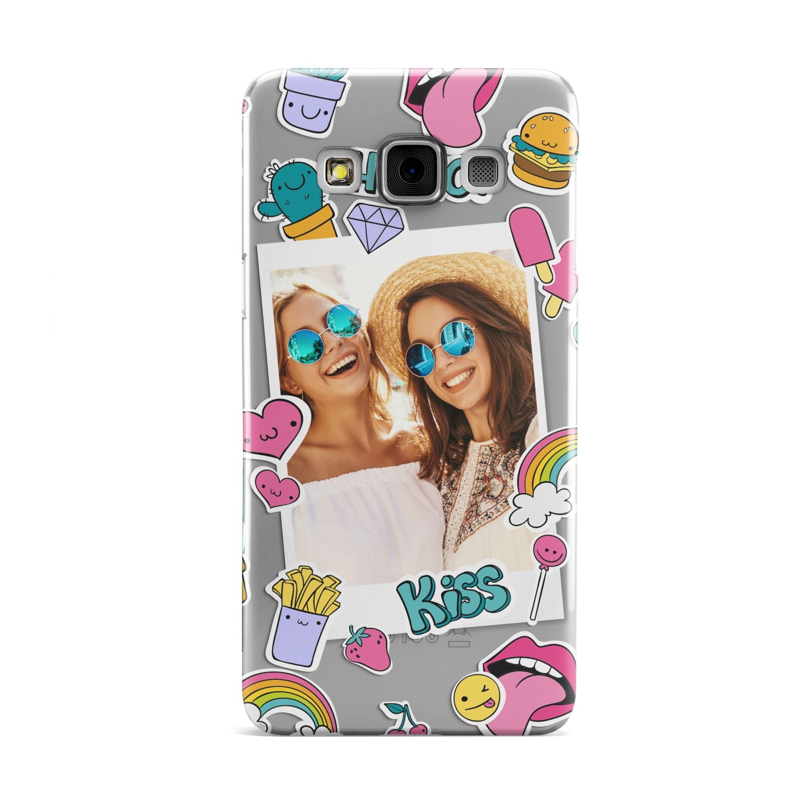 Photo Cute Stickers Samsung Galaxy A3 Case