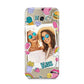 Photo Cute Stickers Samsung Galaxy A5 2017 Case on gold phone