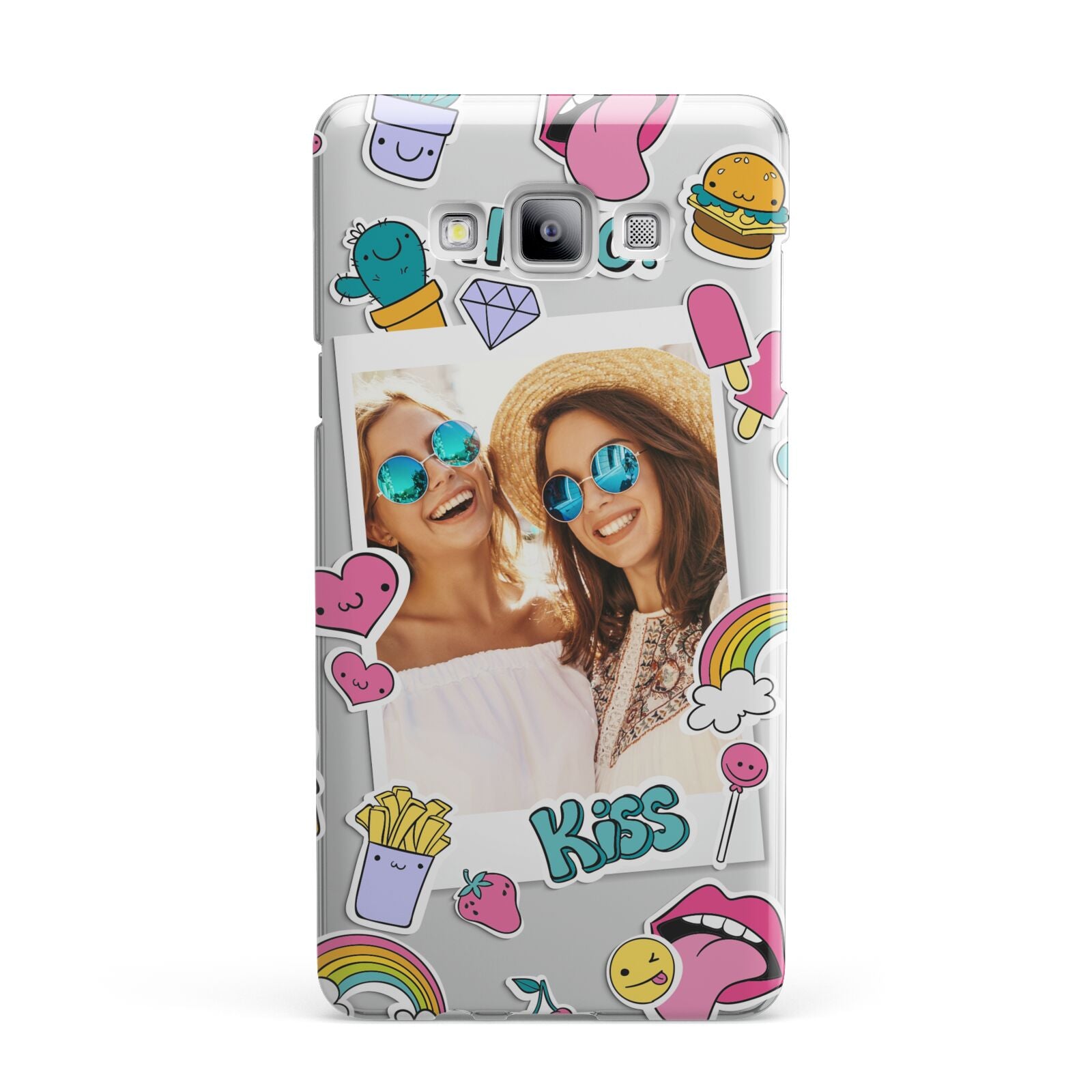 Photo Cute Stickers Samsung Galaxy A7 2015 Case