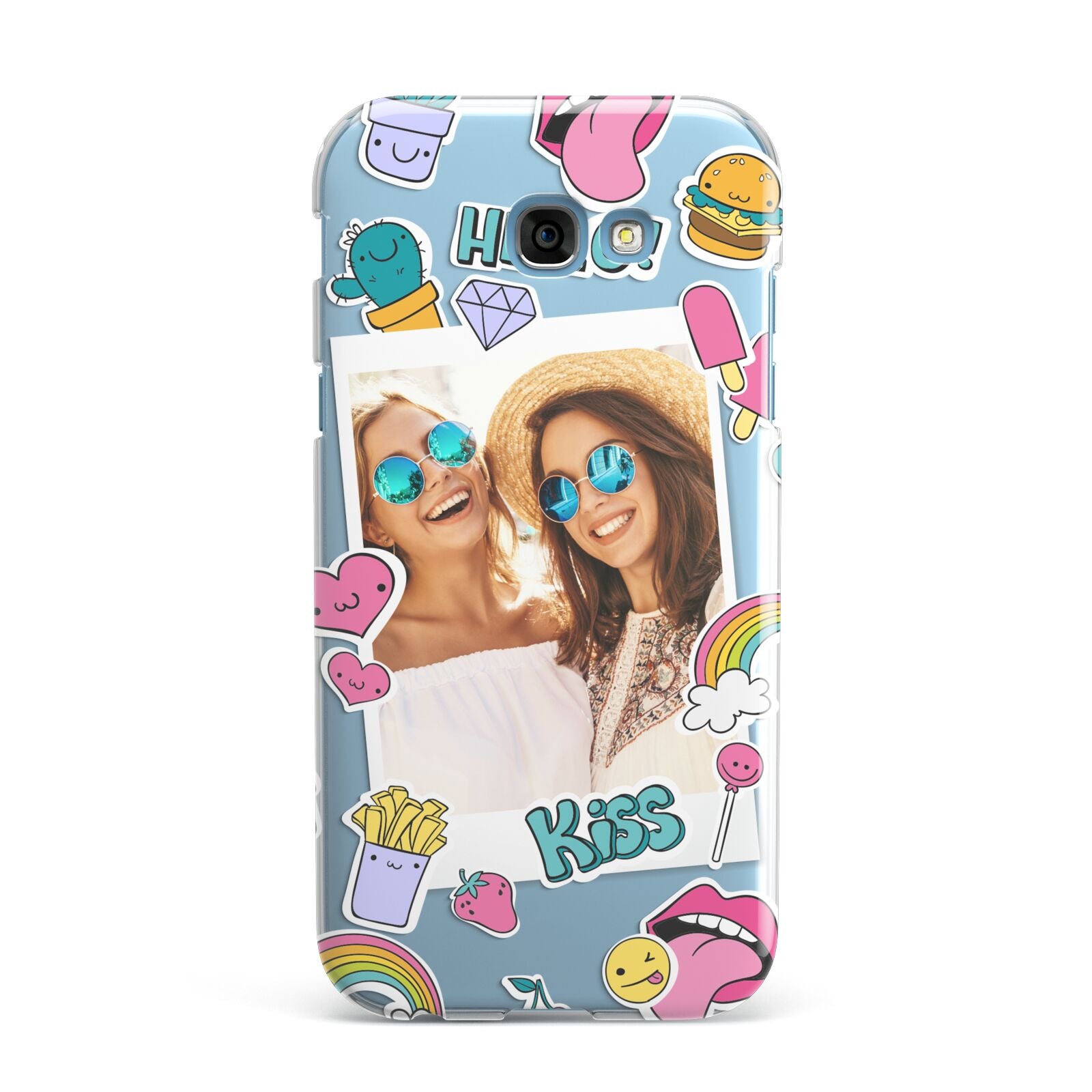 Photo Cute Stickers Samsung Galaxy A7 2017 Case