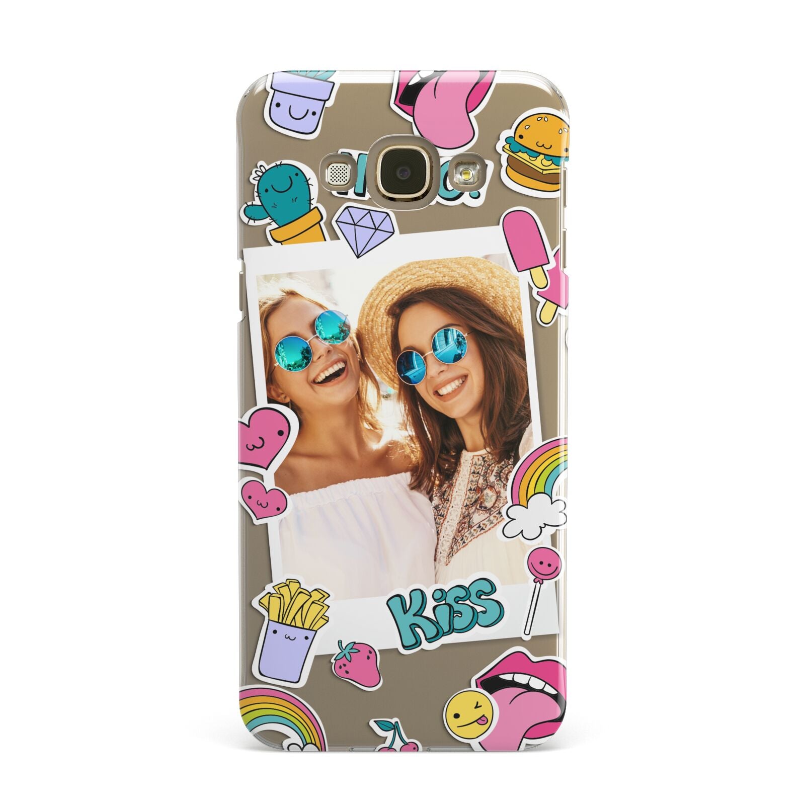 Photo Cute Stickers Samsung Galaxy A8 Case