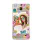 Photo Cute Stickers Samsung Galaxy A9 2016 Case on gold phone