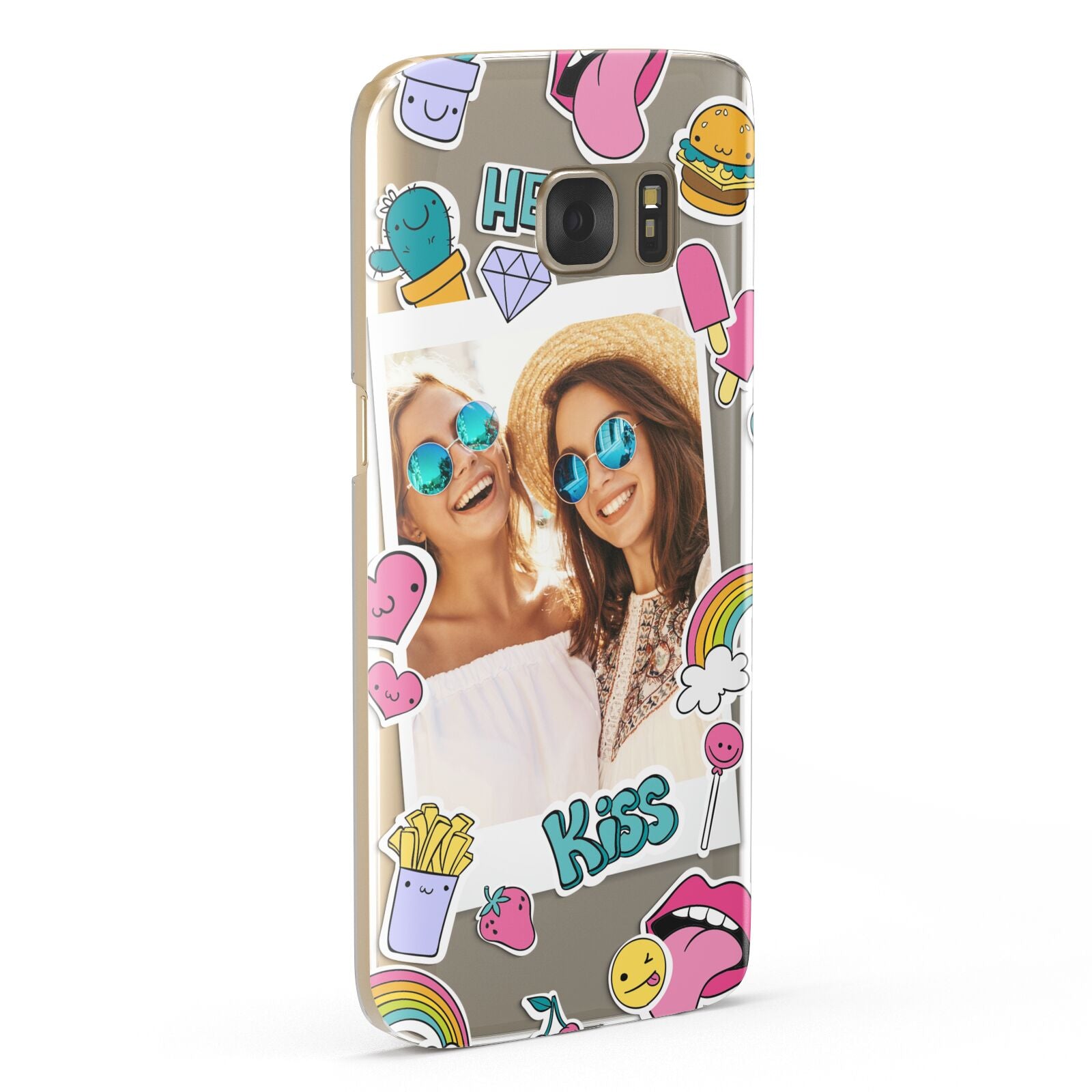 Photo Cute Stickers Samsung Galaxy Case Fourty Five Degrees
