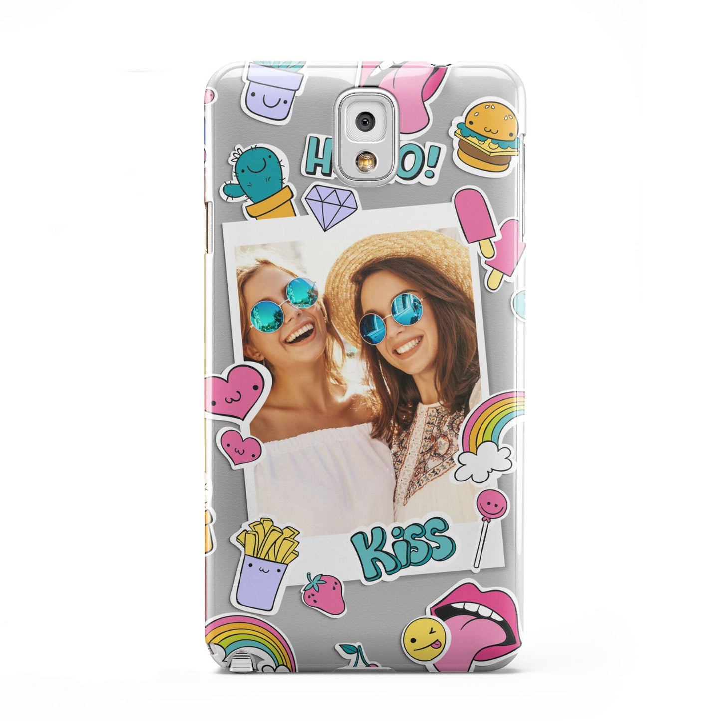 Photo Cute Stickers Samsung Galaxy Note 3 Case
