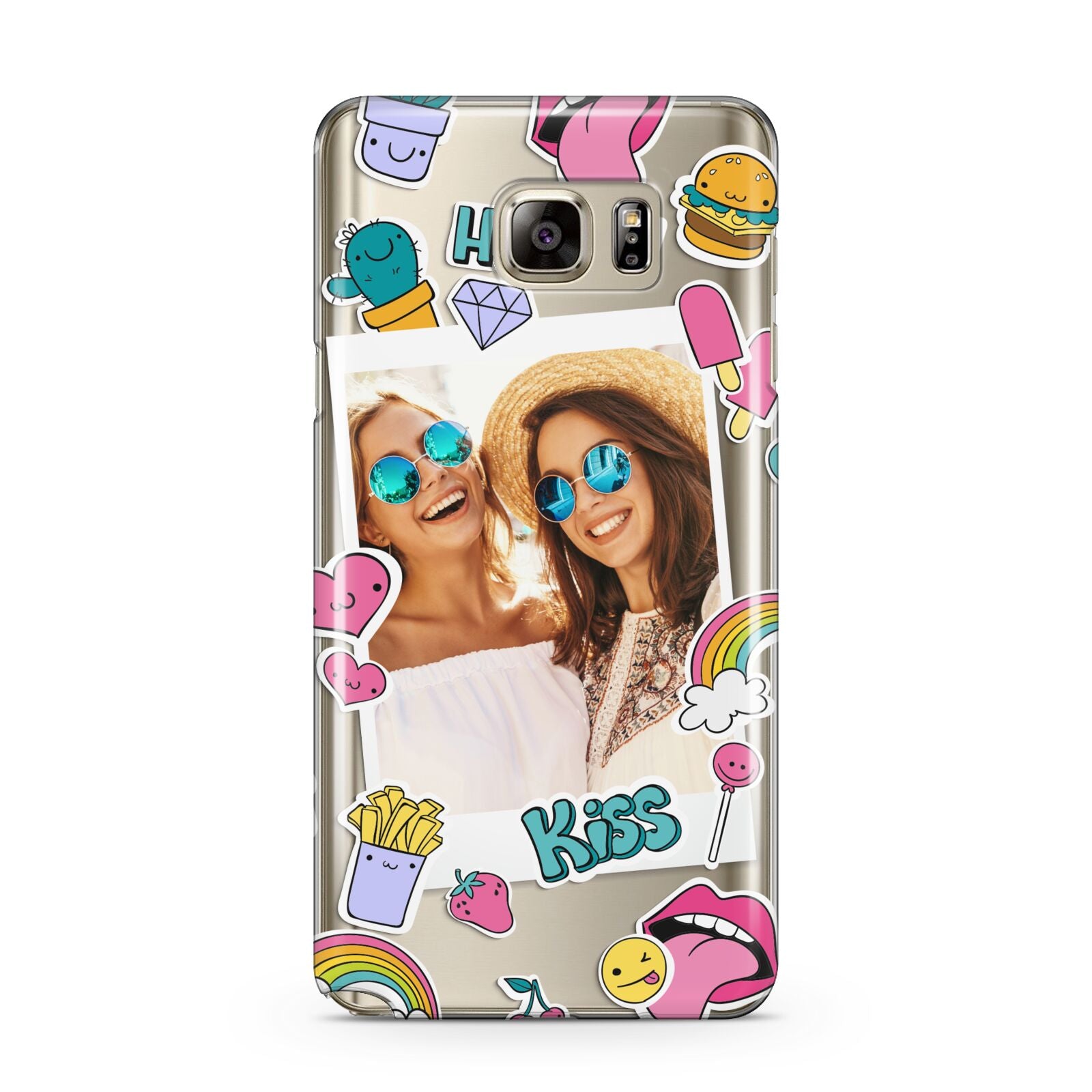 Photo Cute Stickers Samsung Galaxy Note 5 Case