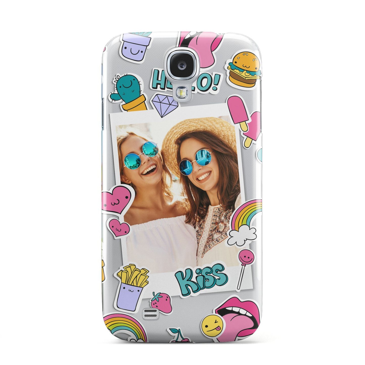 Photo Cute Stickers Samsung Galaxy S4 Case