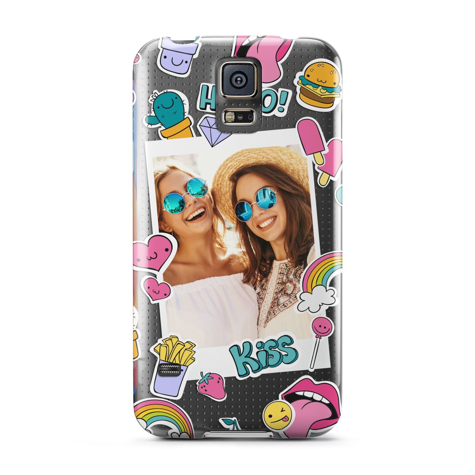 Photo Cute Stickers Samsung Galaxy S5 Case