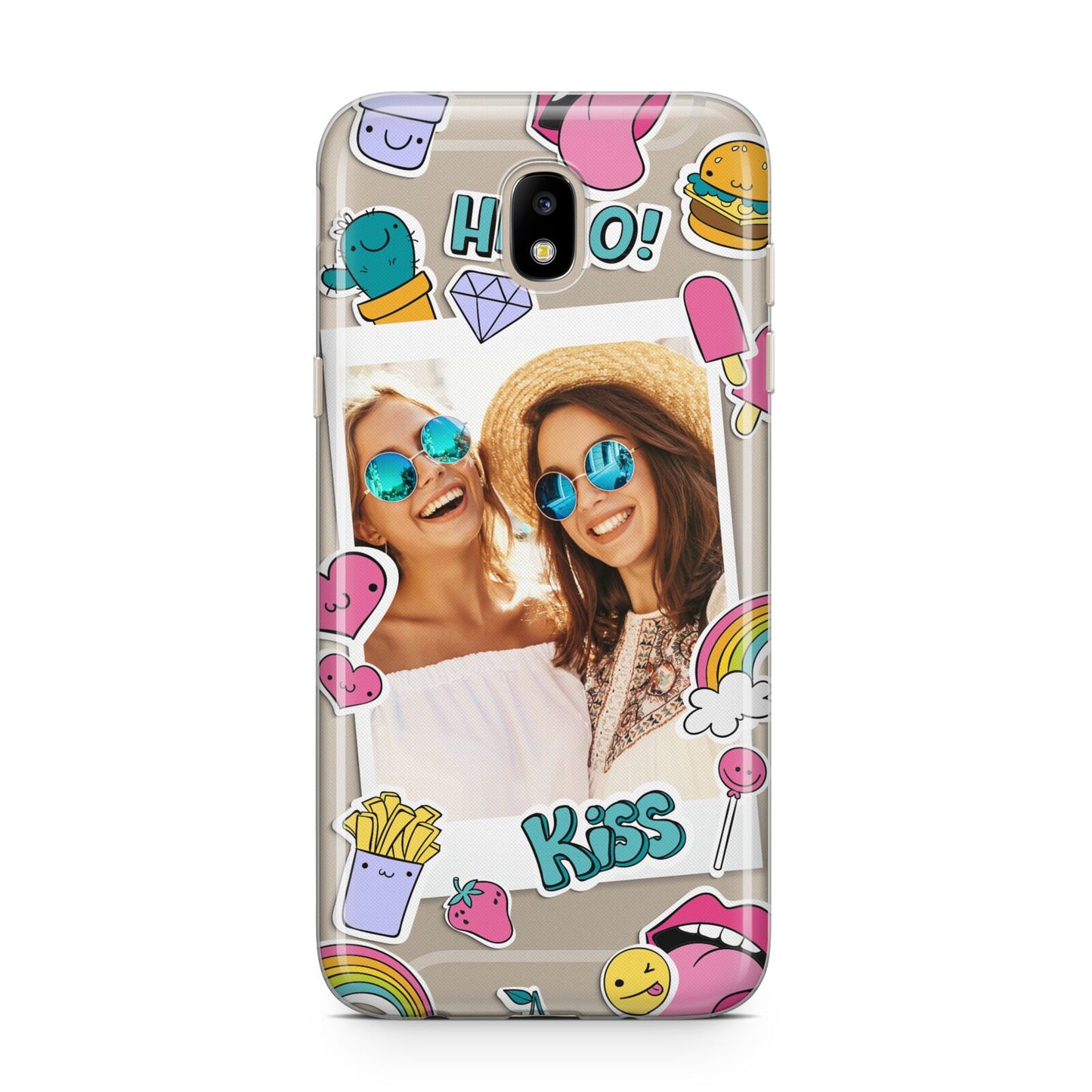 Photo Cute Stickers Samsung J5 2017 Case