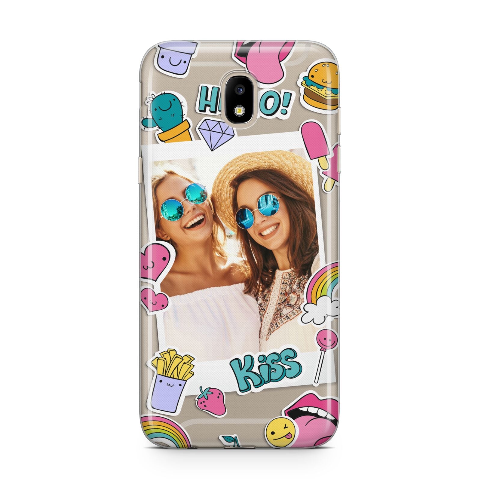 Photo Cute Stickers Samsung J5 2017 Case
