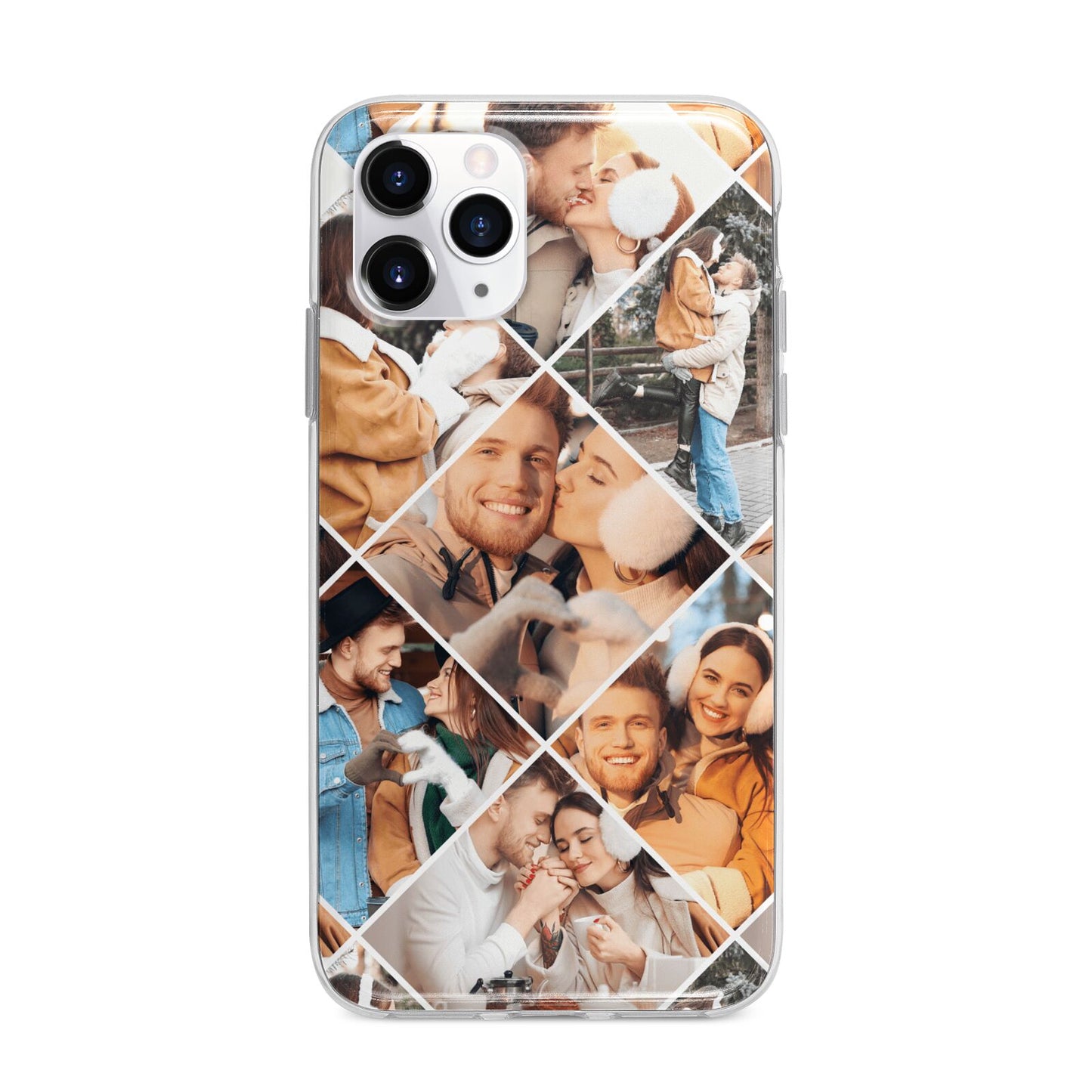 Photo Diamond Apple iPhone 11 Pro in Silver with Bumper Case