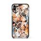 Photo Diamond Apple iPhone Xs Max Impact Case Black Edge on Silver Phone