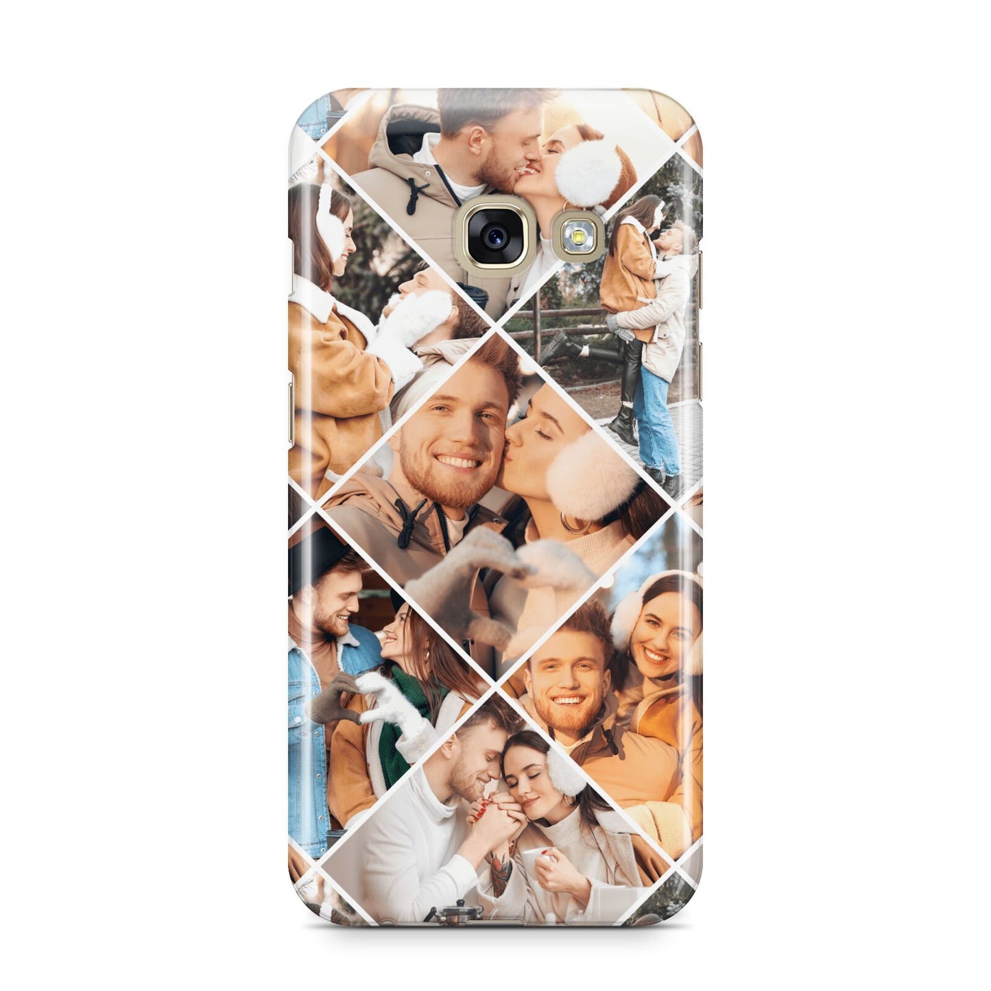 Photo Diamond Samsung Galaxy A3 2017 Case on gold phone