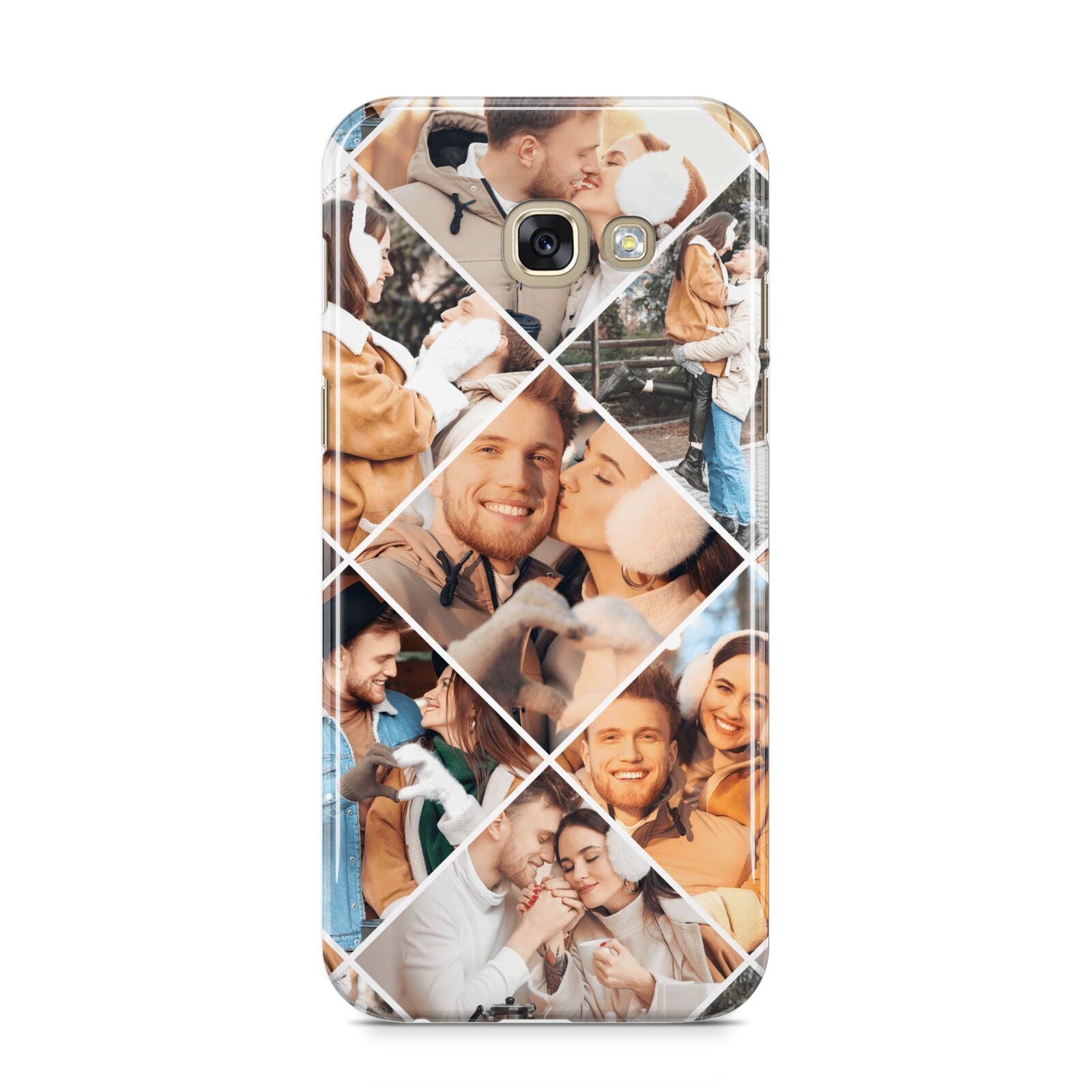 Photo Diamond Samsung Galaxy A5 2017 Case on gold phone