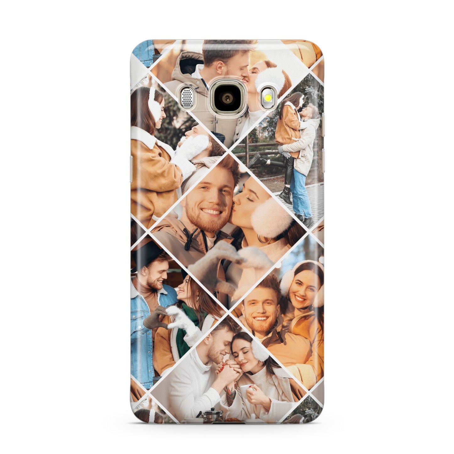 Photo Diamond Samsung Galaxy J7 2016 Case on gold phone