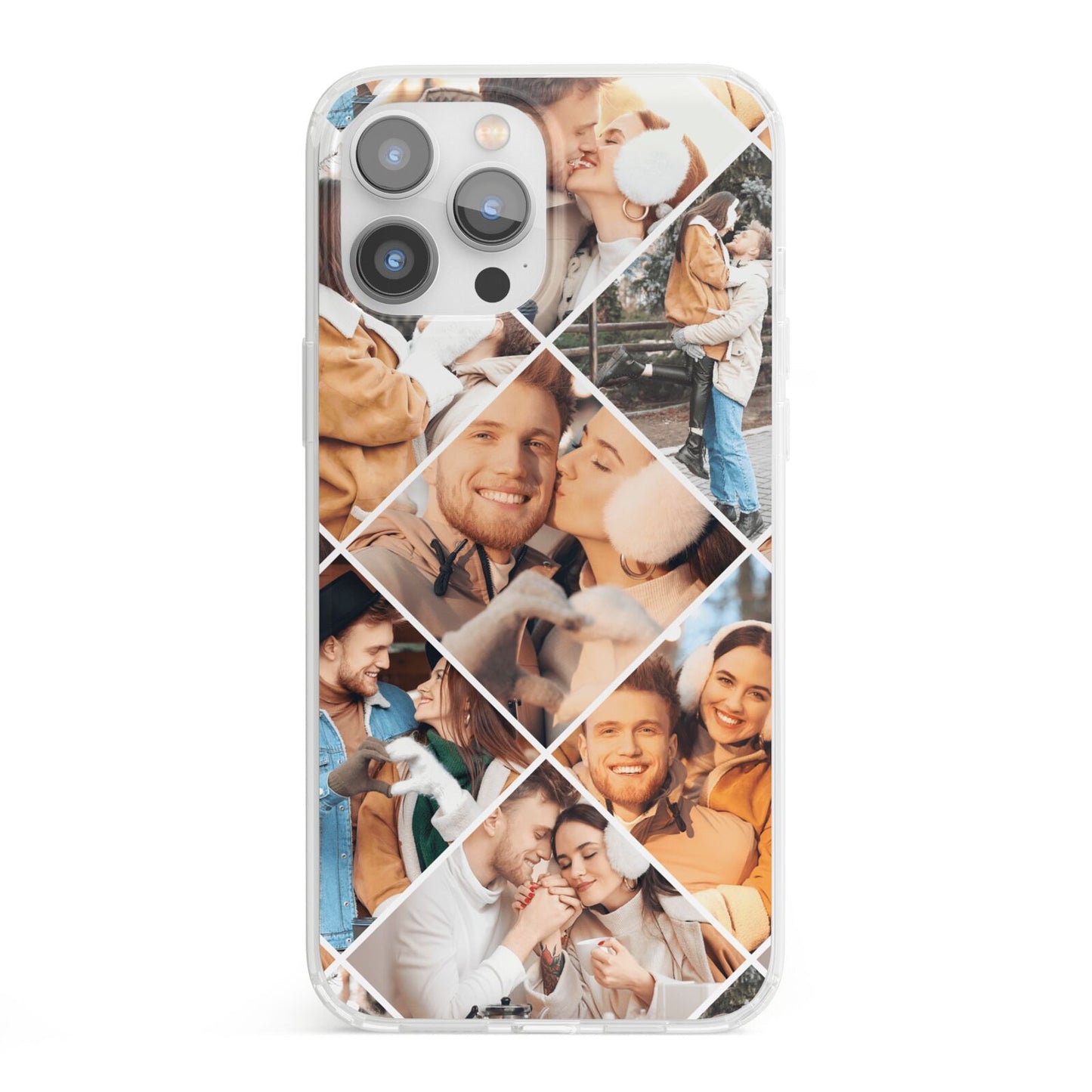Photo Diamond iPhone 13 Pro Max Clear Bumper Case