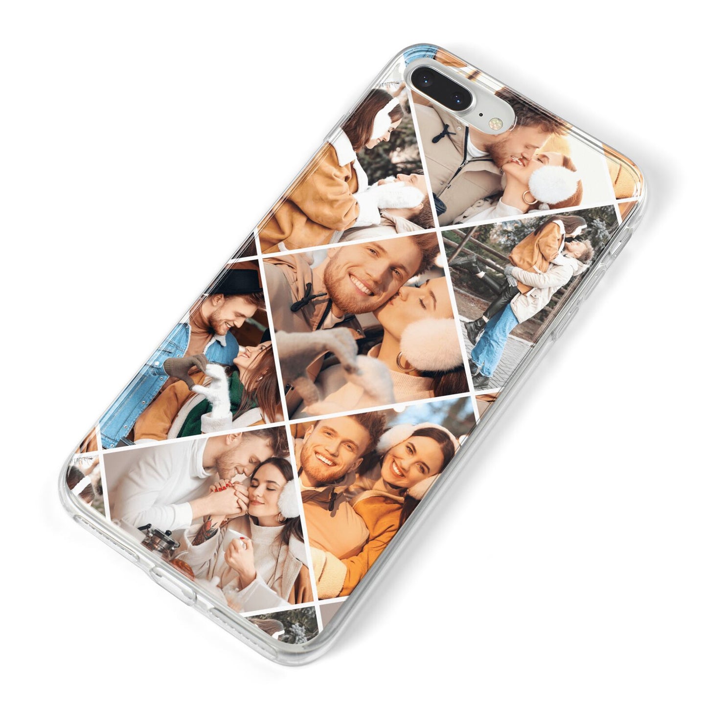 Photo Diamond iPhone 8 Plus Bumper Case on Silver iPhone Alternative Image