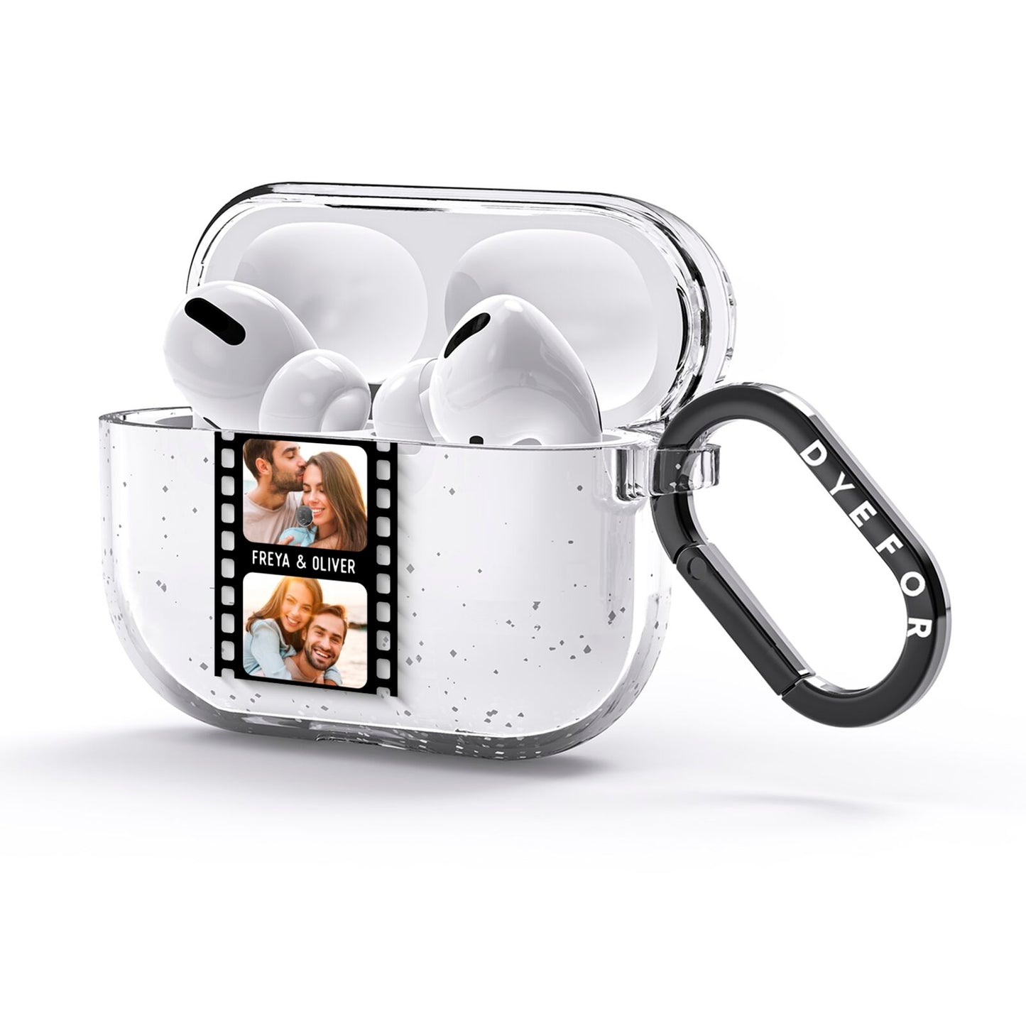 Photo Film Personalised AirPods Glitter Case 3rd Gen Side Image