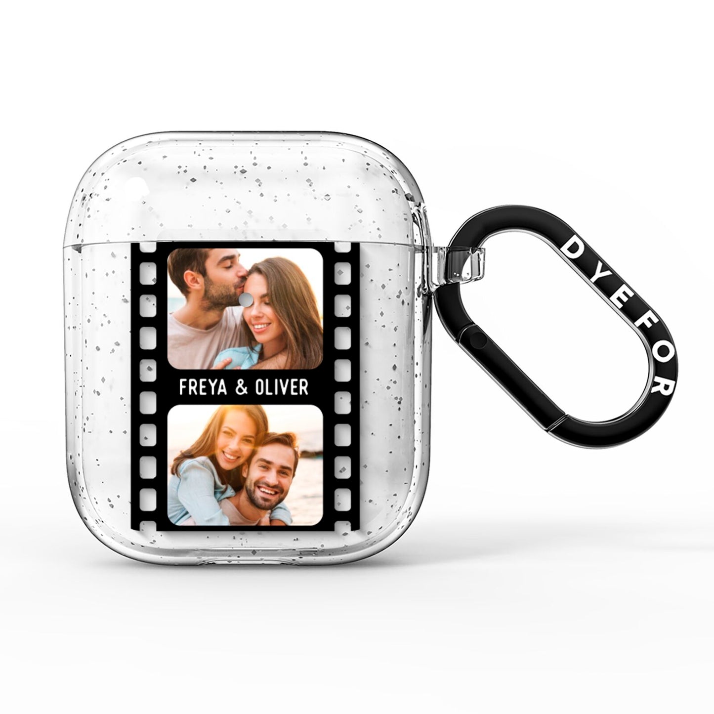 Photo Film Personalised AirPods Glitter Case