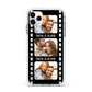 Photo Film Personalised Apple iPhone 11 Pro Max in Silver with White Impact Case