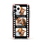 Photo Film Personalised Apple iPhone 11 Pro in Silver with Pink Impact Case