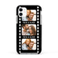 Photo Film Personalised Apple iPhone 11 in White with Black Impact Case
