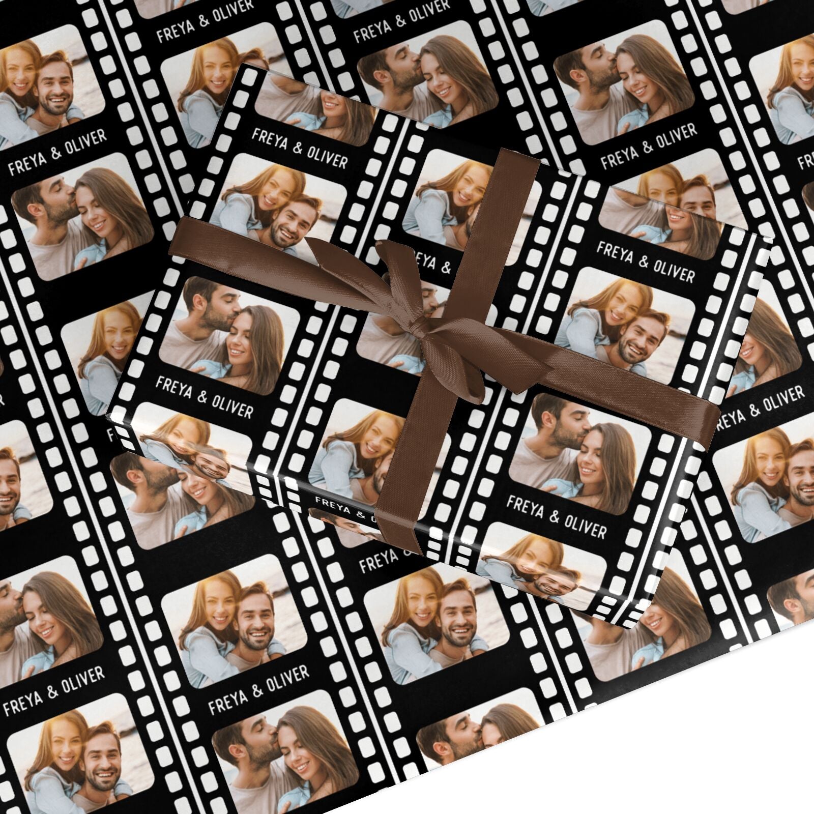 Photo Film Personalised Custom Wrapping Paper