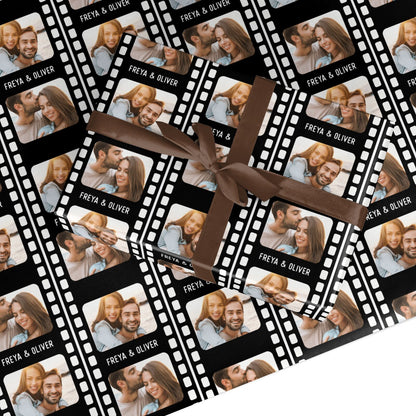 Photo Film Personalised Custom Wrapping Paper