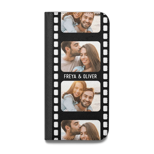 Photo Film Personalised Vegan Leather Flip iPhone Case