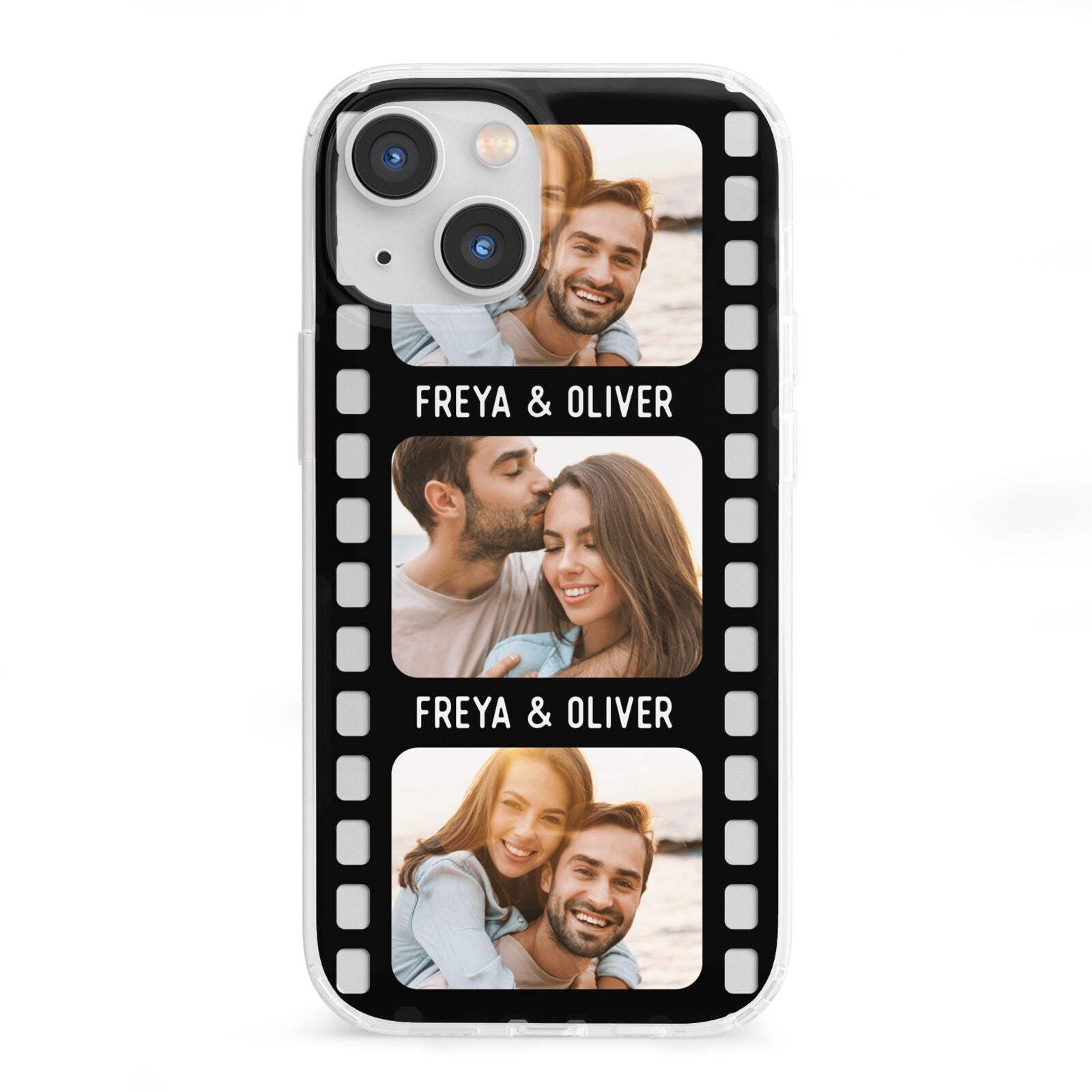 Photo Film Personalised iPhone 13 Mini Clear Bumper Case