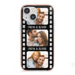Photo Film Personalised iPhone 13 Mini TPU Impact Case with Pink Edges