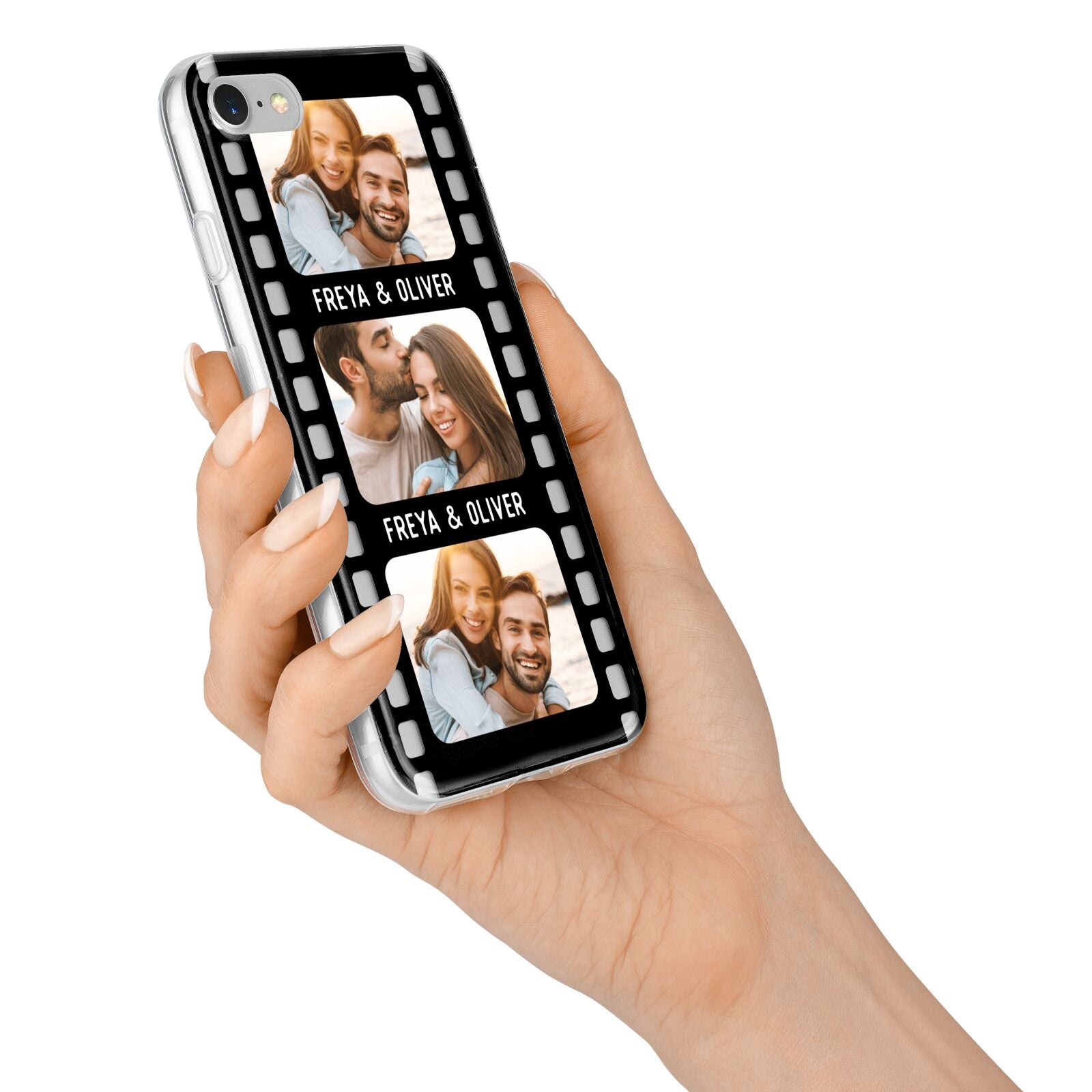 Photo Film Personalised iPhone 7 Bumper Case on Silver iPhone Alternative Image