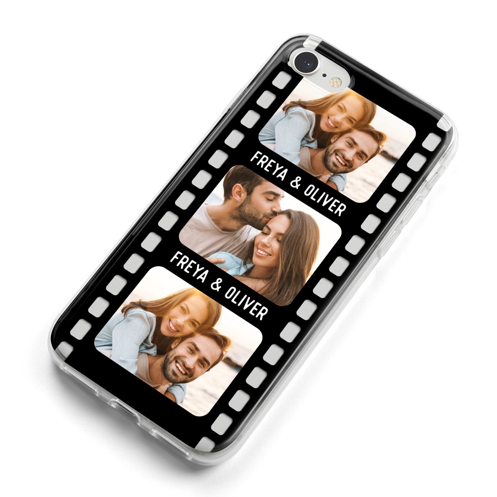 Photo Film Personalised iPhone 8 Bumper Case on Silver iPhone Alternative Image